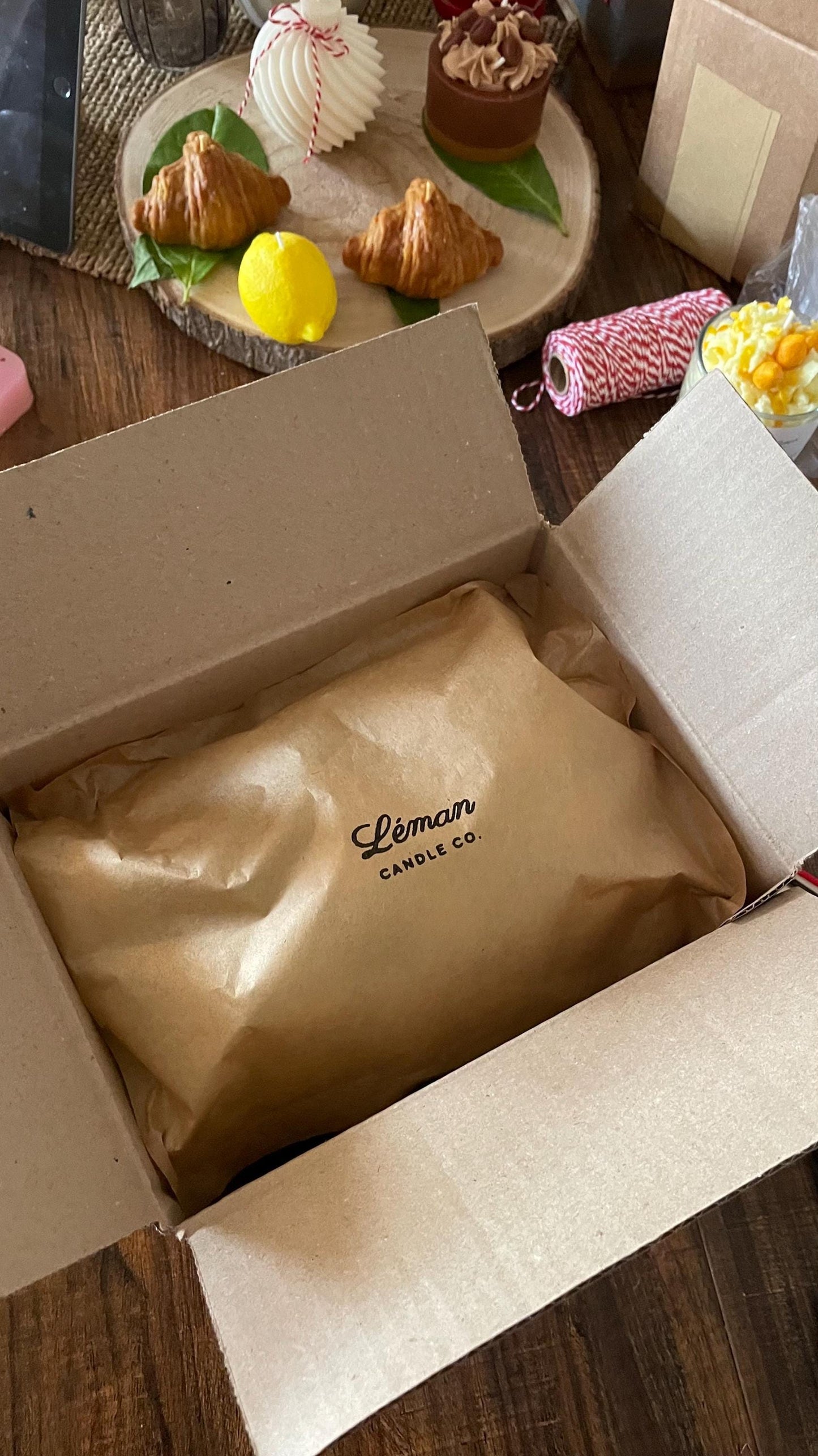 French Petit Café Candle Set