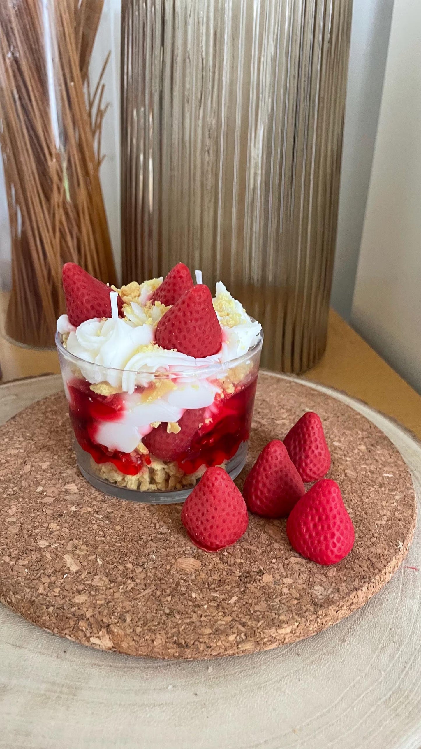Strawberry Shortcake Candle