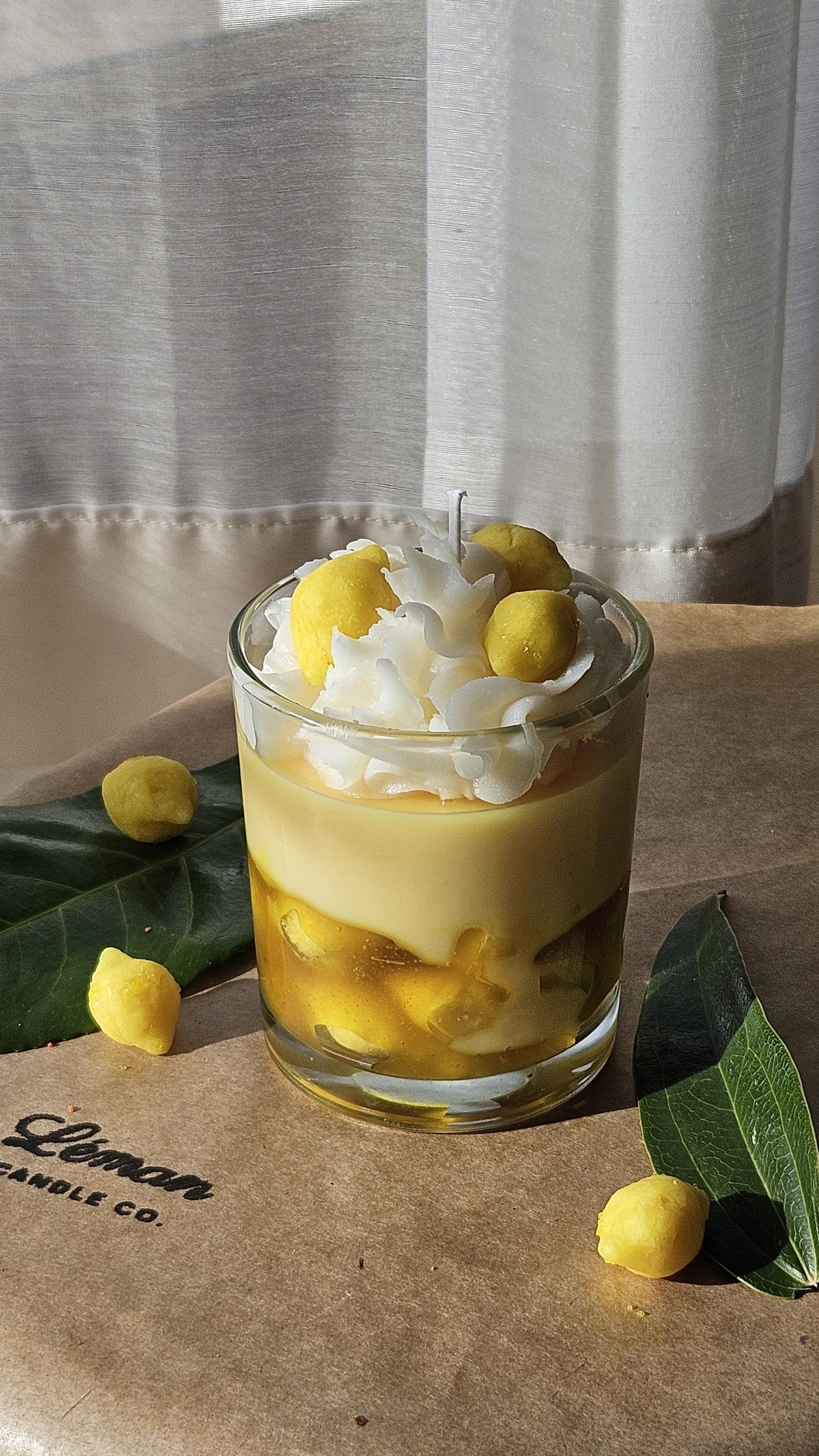 Lemon Dessert Candle Set