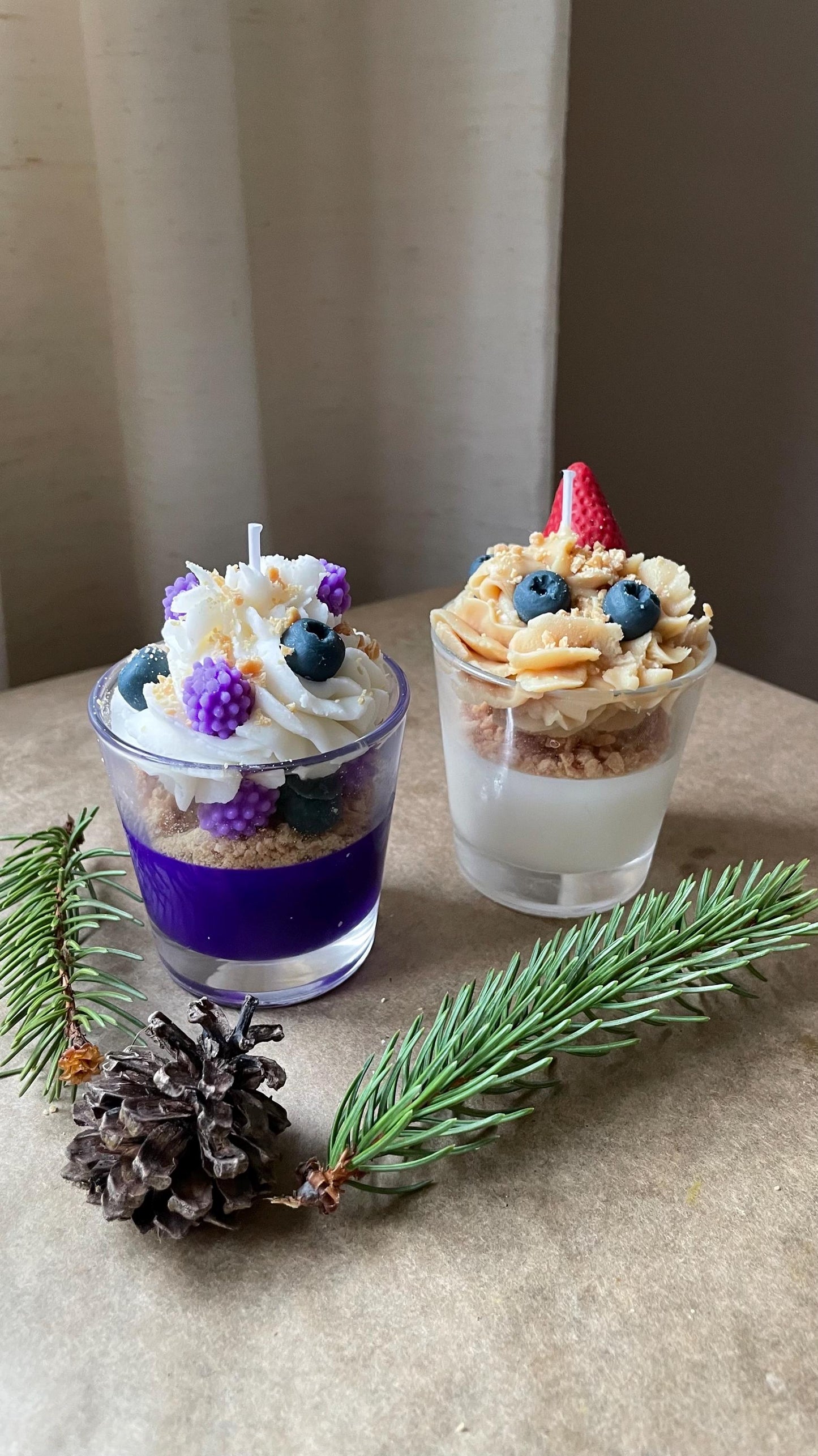 French Café Candle Set