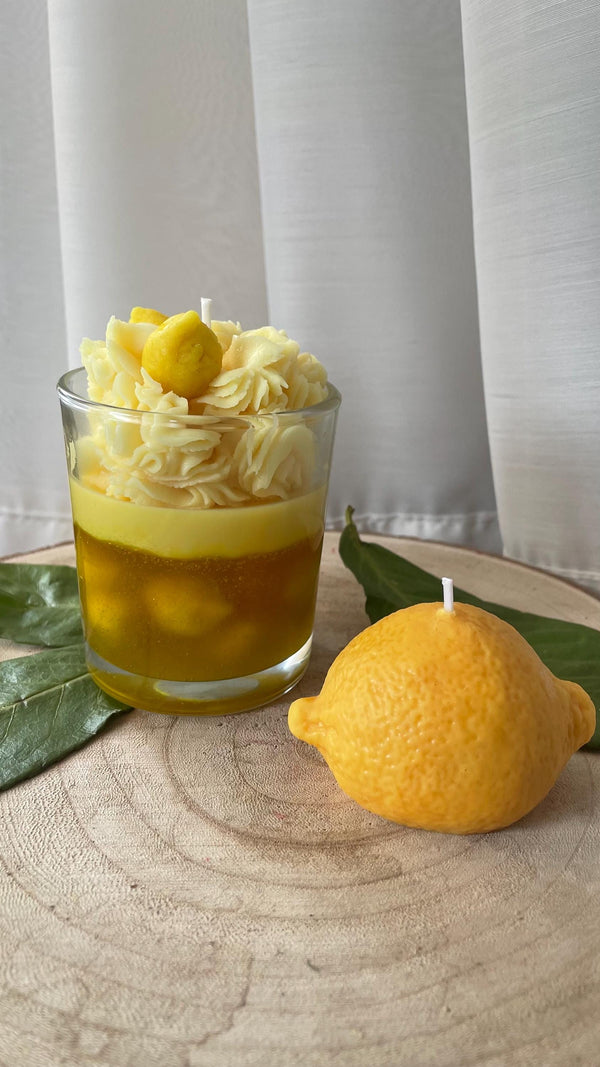 Lemon Dessert Candle Set