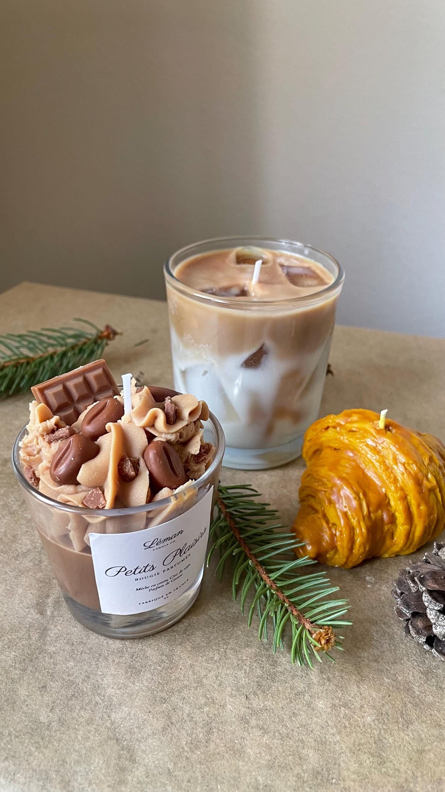 Iced Coffee & Dessert Candle Set