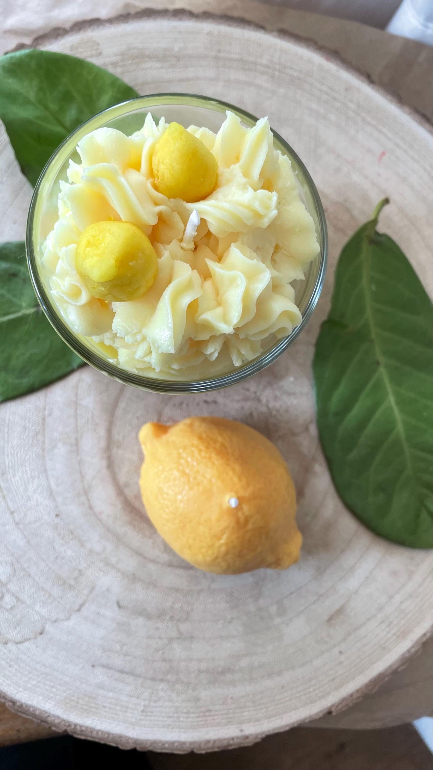 Lemon Dessert Candle Set