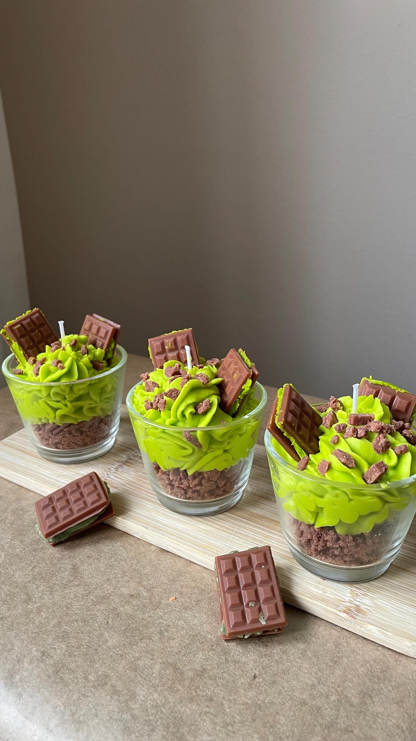 Dubai Chocolate Candle