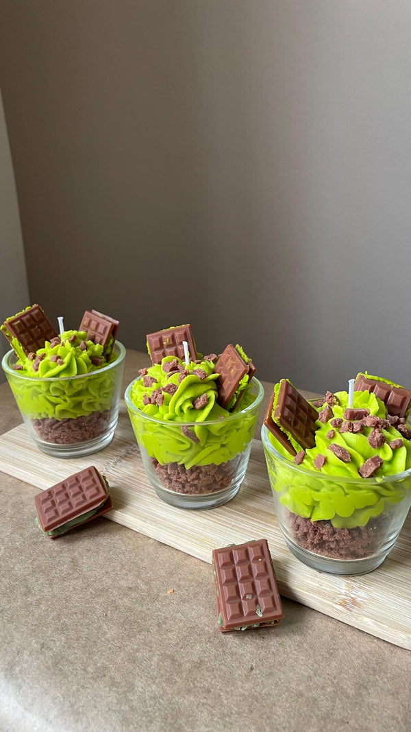 Dubai Chocolate Candle